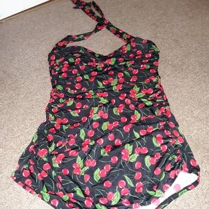 Retro style swim suit